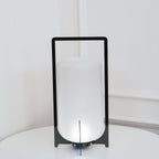Harlora Plastic Table Lamp-Moonnatur