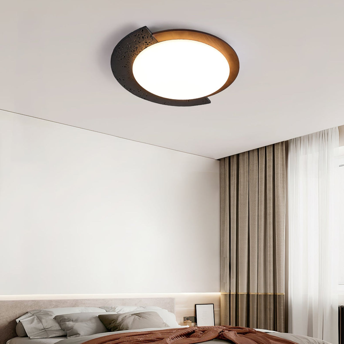 Fendellynne Travertine Ceiling Light-Moonnatur