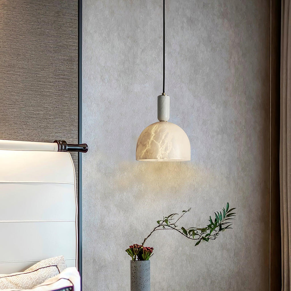 Fenrenenis Alabaster Pendant Light-Moonnatur