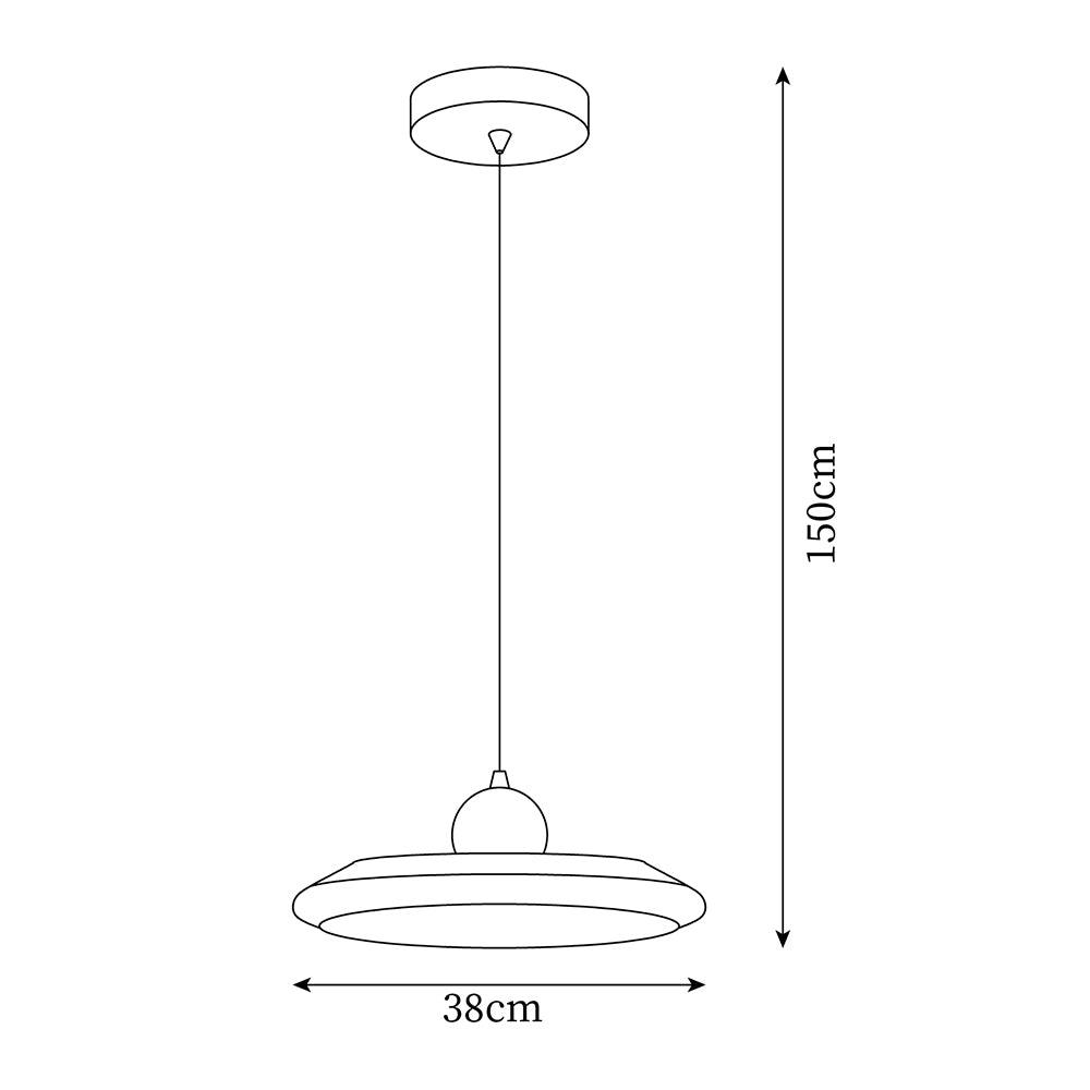 Norrelwyn Acrylic Pendant Light-Moonnatur
