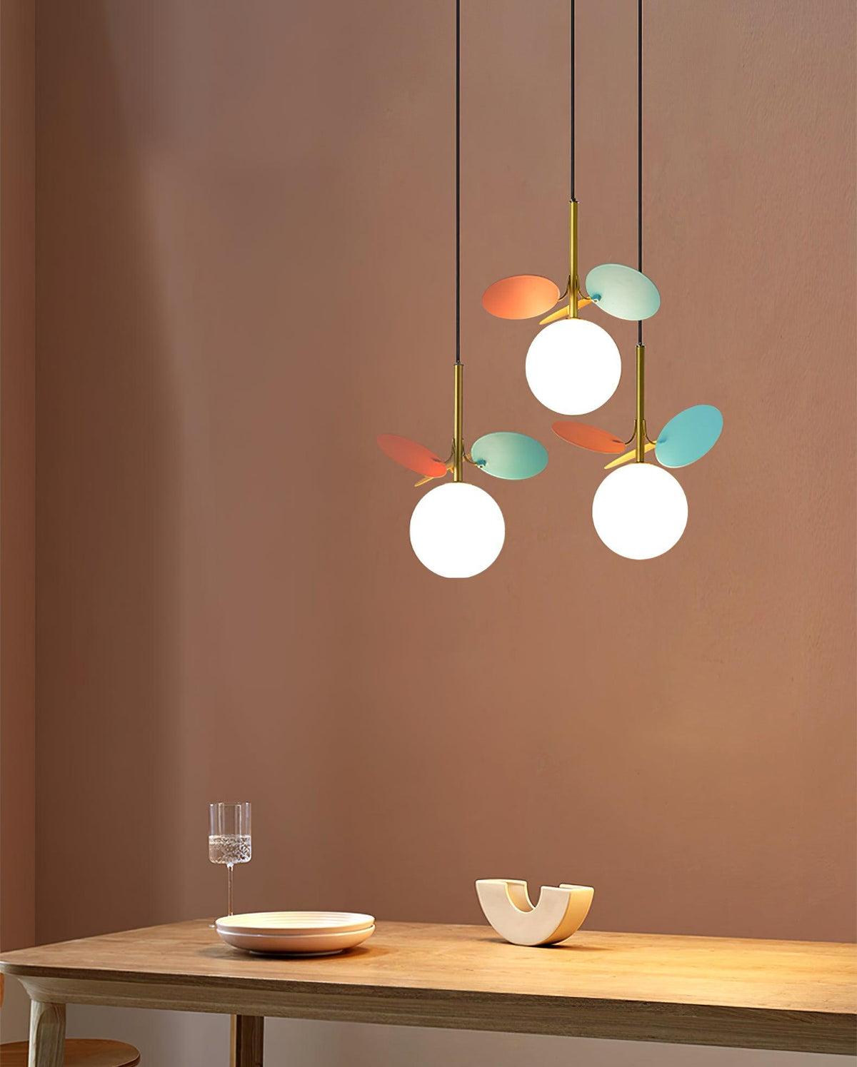 Avencora Glass Pendant Light-Moonnatur