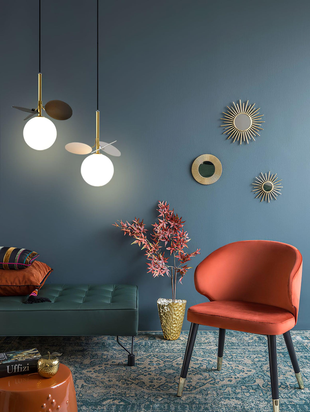 Avencora Glass Pendant Light-Moonnatur
