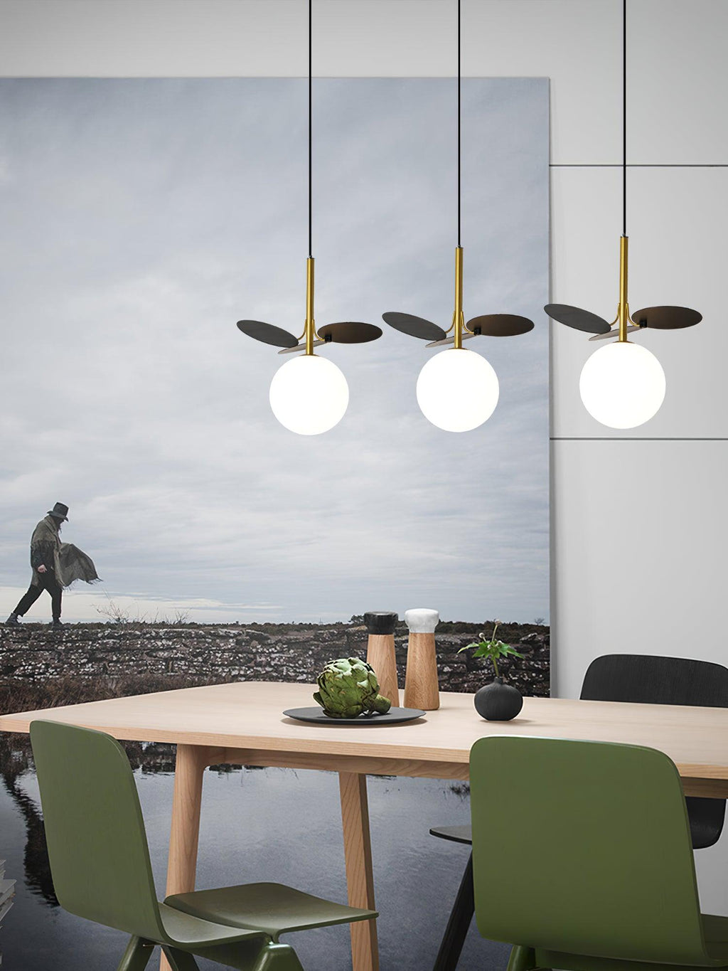 Avencora Glass Pendant Light-Moonnatur