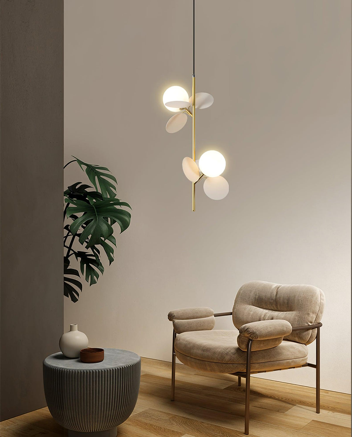 Avencora Glass Pendant Light-Moonnatur