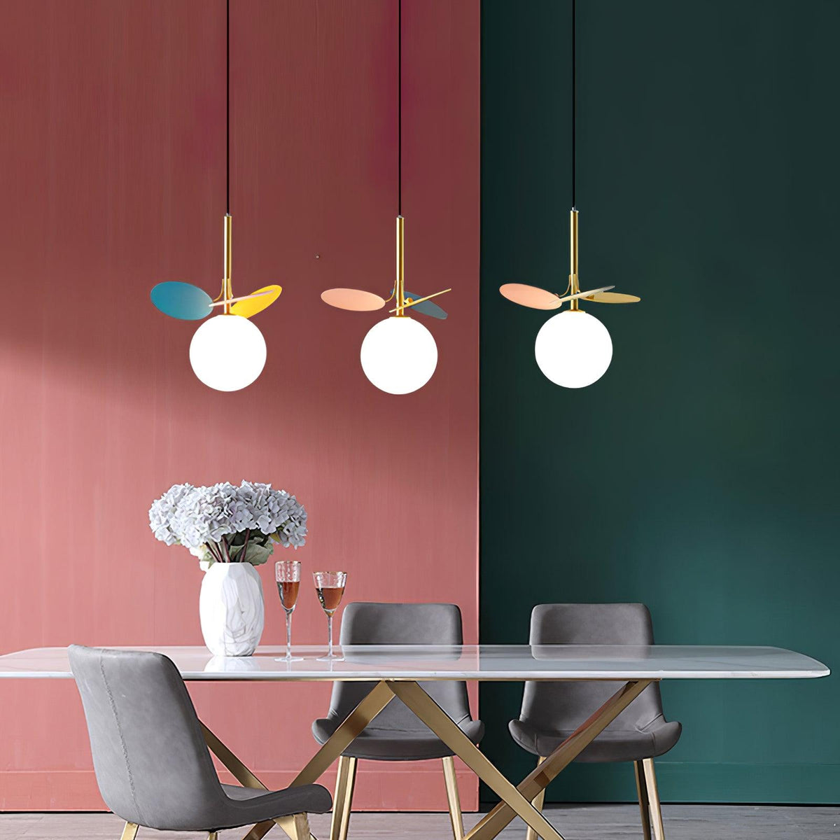 Avencora Glass Pendant Light-Moonnatur