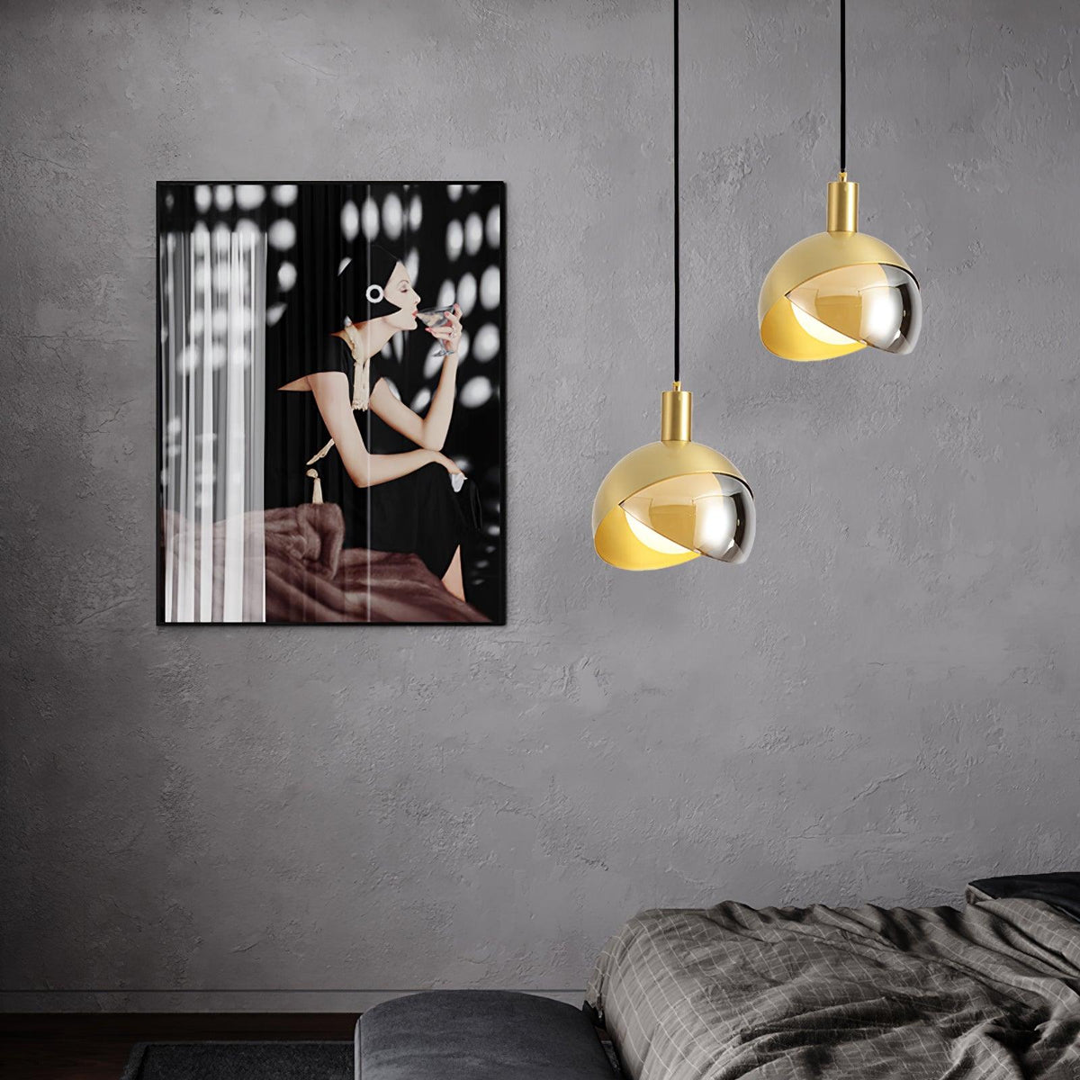 Carmavelle Glass Pendant Light-Moonnatur
