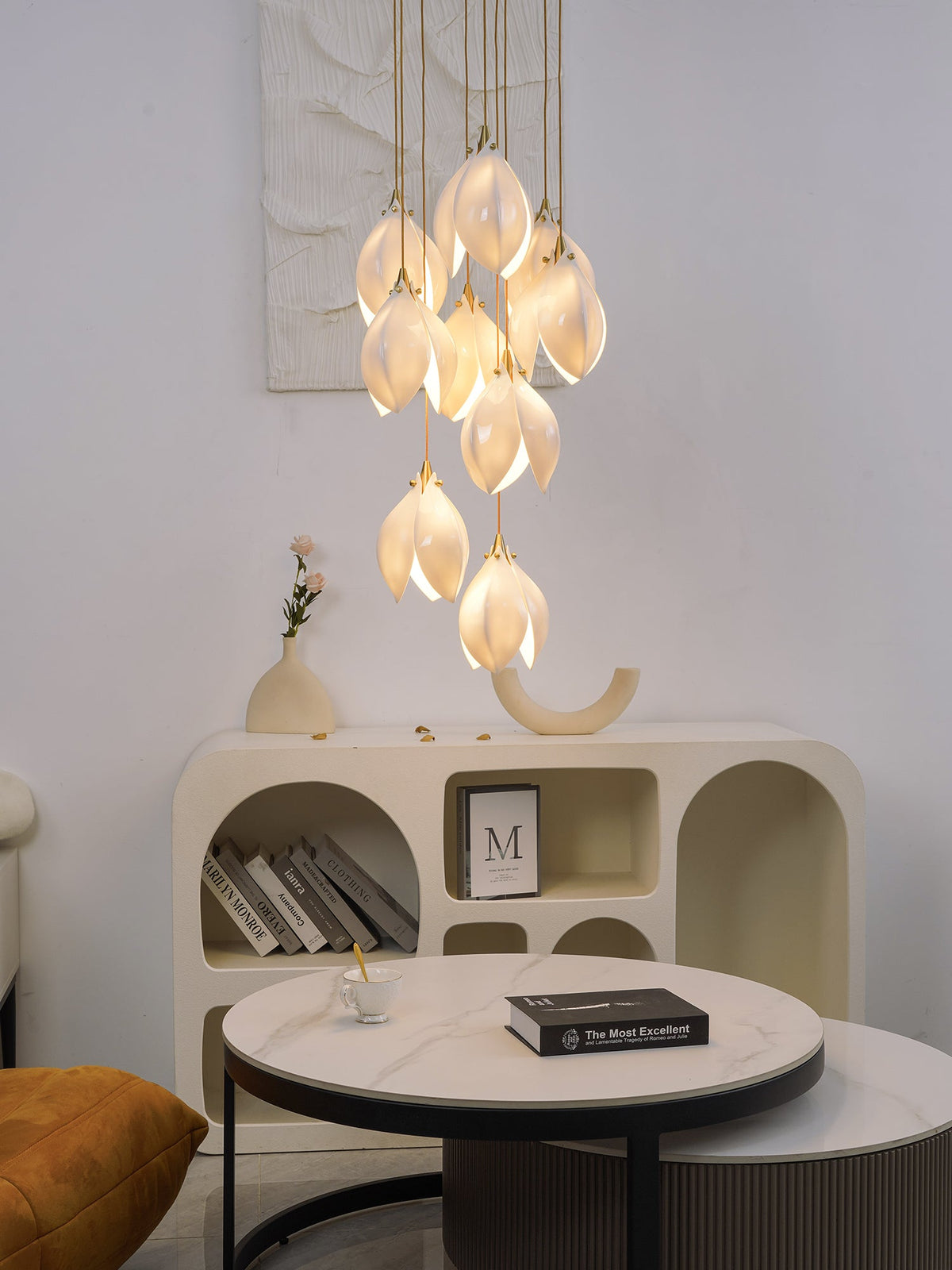 Xomalia Ceramic Pendant Lamp-Moonnatur