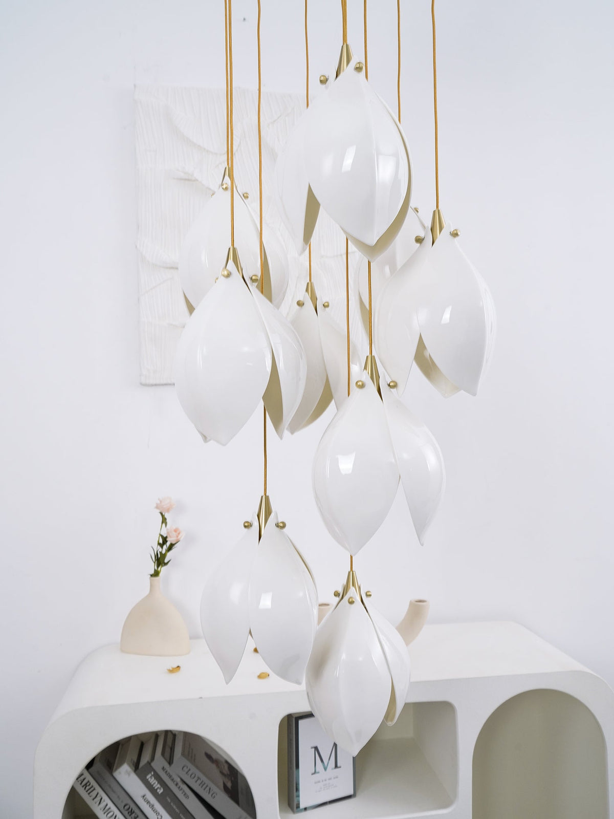 Xomalia Ceramic Pendant Lamp-Moonnatur