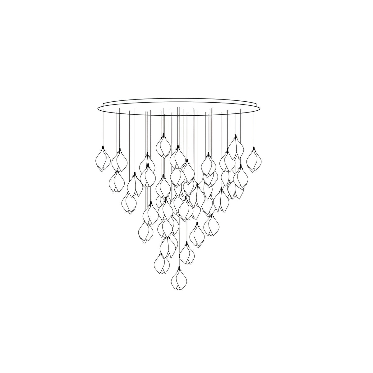 Xomalia Ceramic Pendant Lamp-Moonnatur