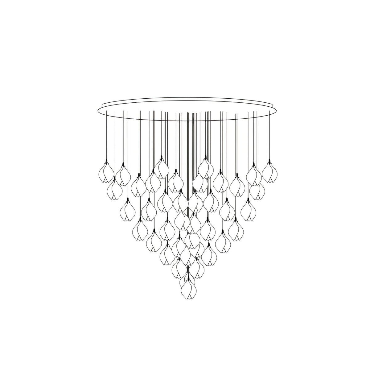 Xomalia Ceramic Pendant Lamp-Moonnatur