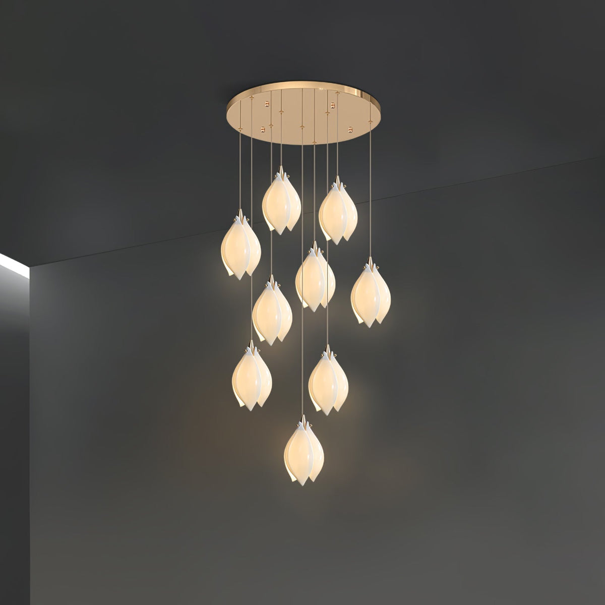 Xomalia Ceramic Pendant Lamp-Moonnatur