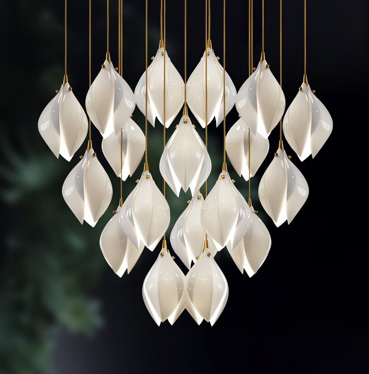 Xomalia Ceramic Pendant Lamp-Moonnatur