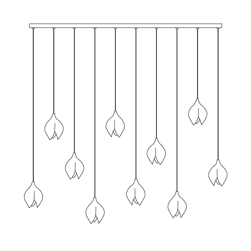 Xomalia Ceramic Pendant Lamp-Moonnatur