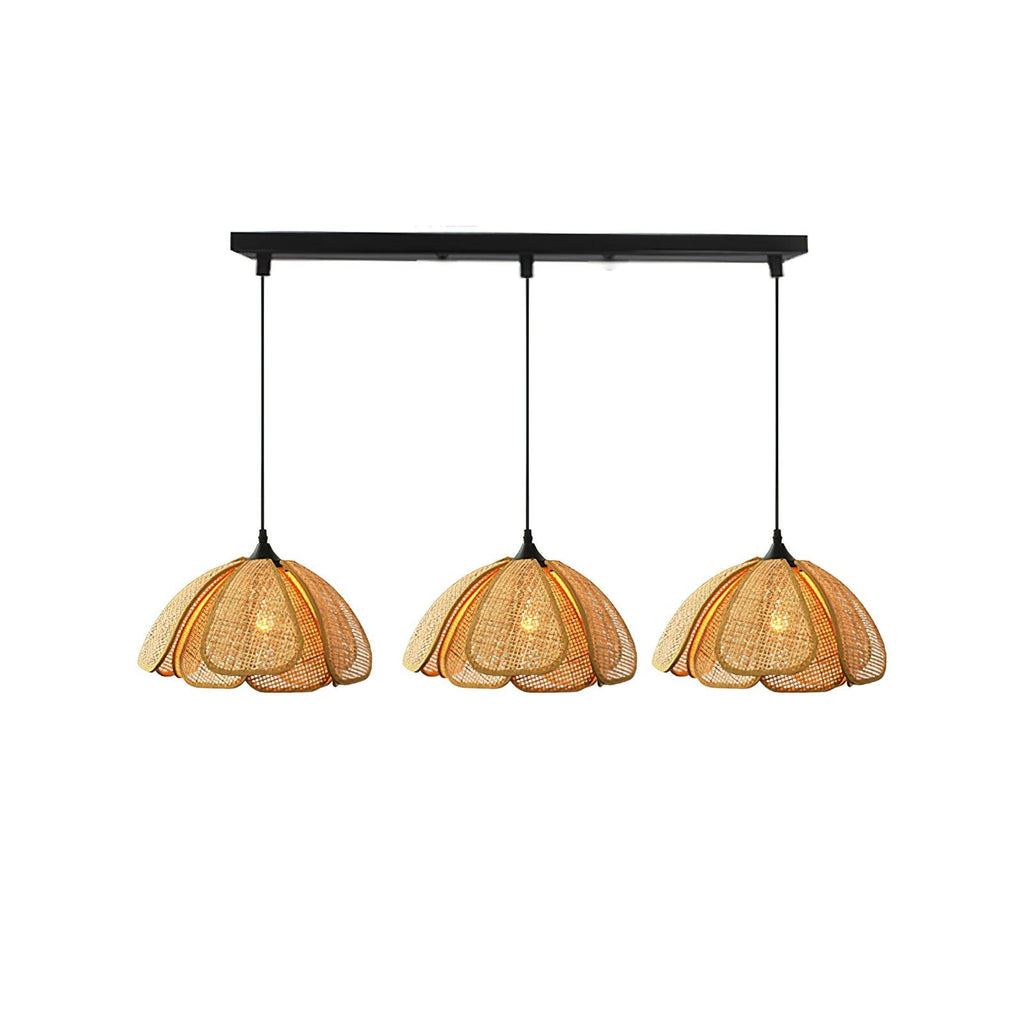 Olvenis Rattan Pendant Light-Moonnatur