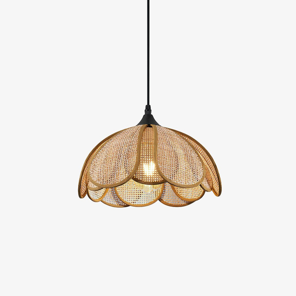 Olvenis Rattan Pendant Light-Moonnatur