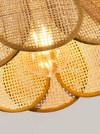 Olvenis Rattan Pendant Light-Moonnatur