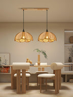 Olvenis Rattan Pendant Light-Moonnatur