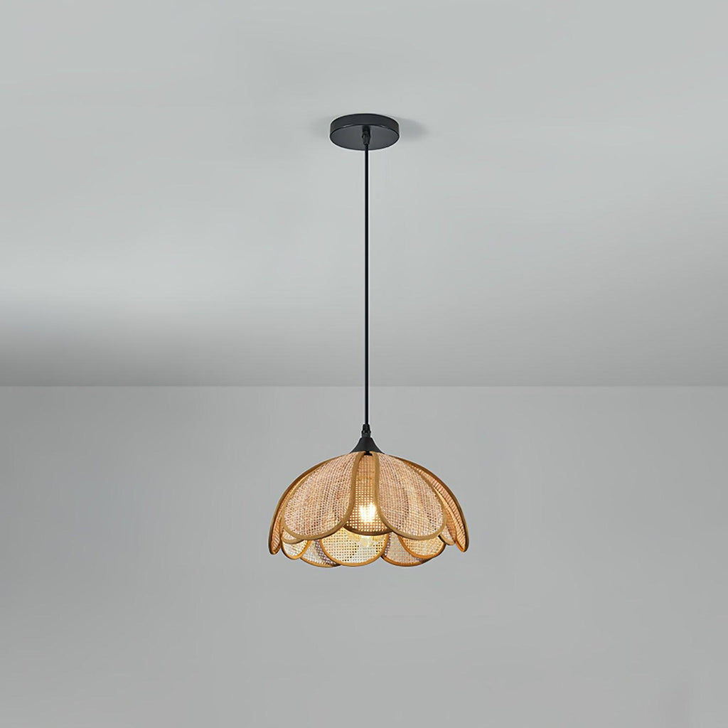 Olvenis Rattan Pendant Light-Moonnatur