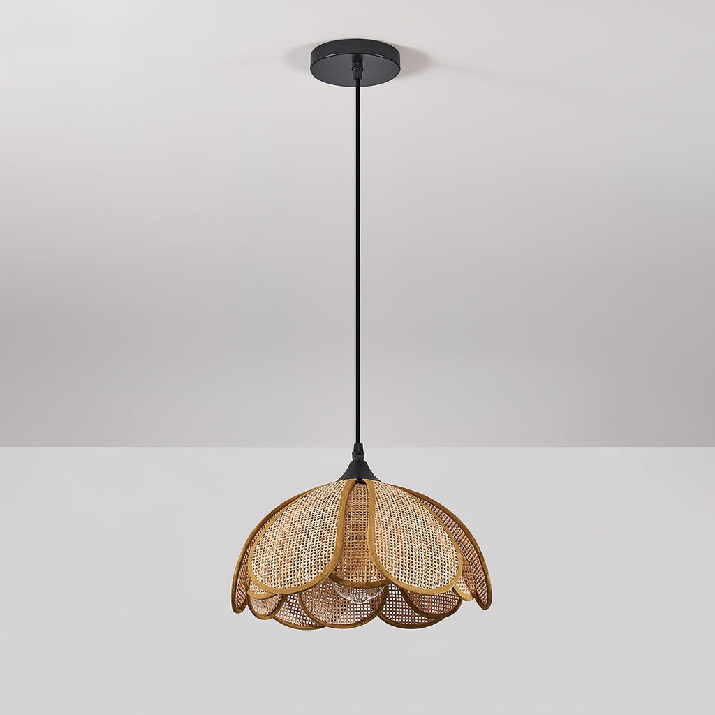 Olvenis Rattan Pendant Light-Moonnatur