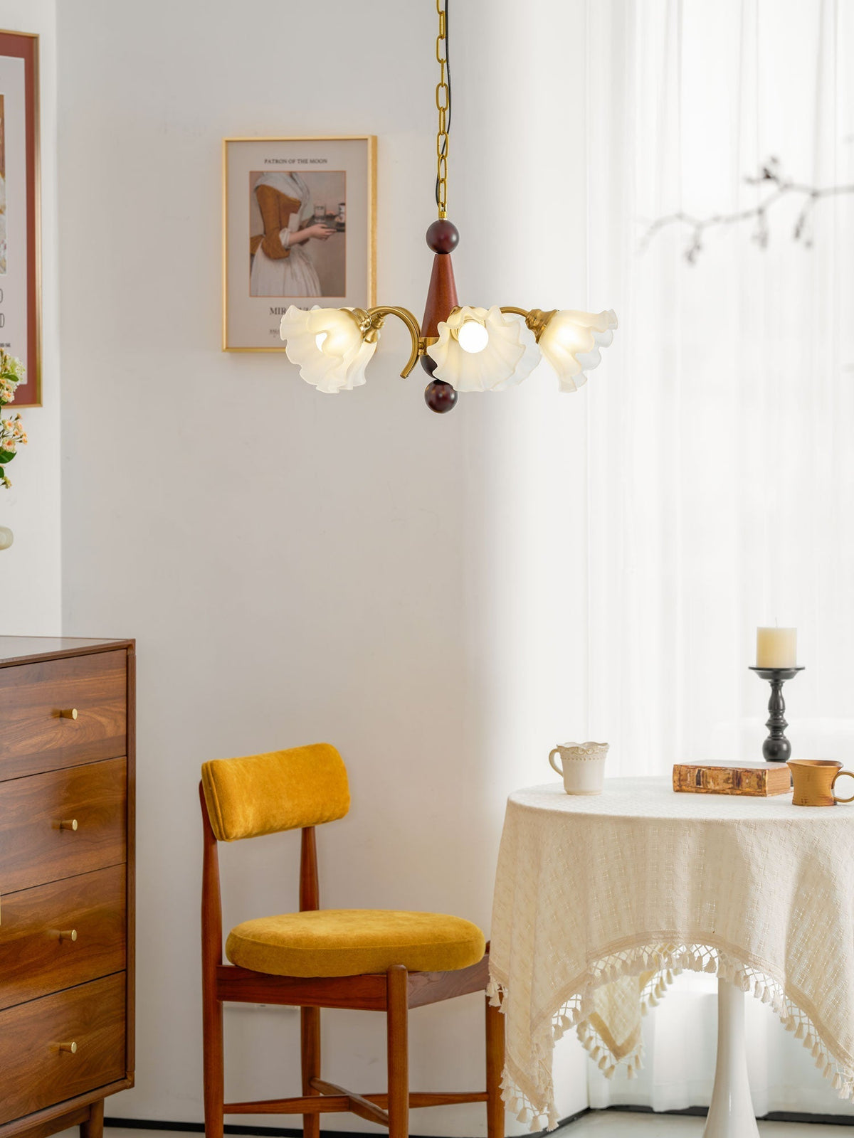 Odenena Glass Chandelier-Moonnatur