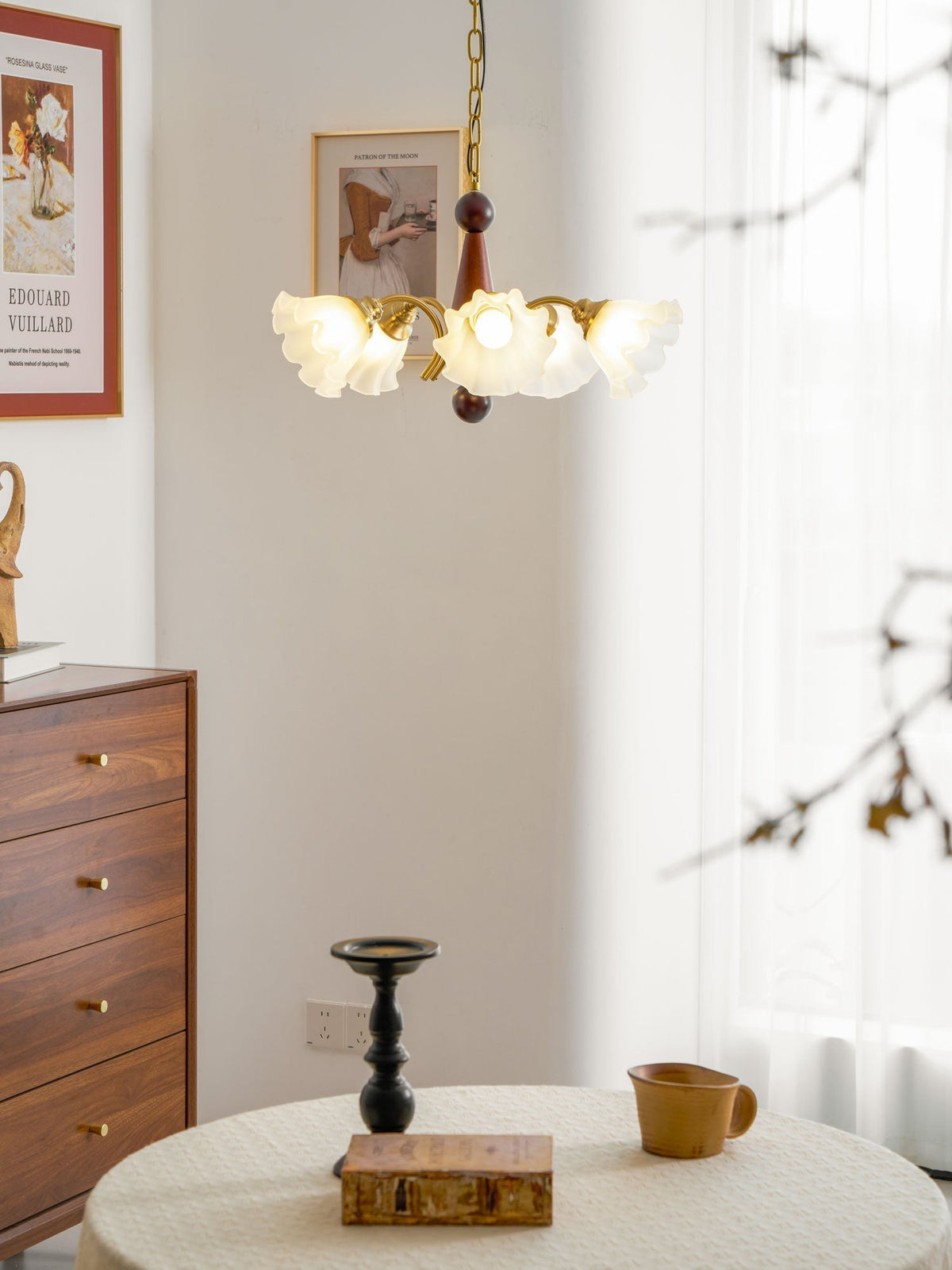 Odenena Glass Chandelier-Moonnatur