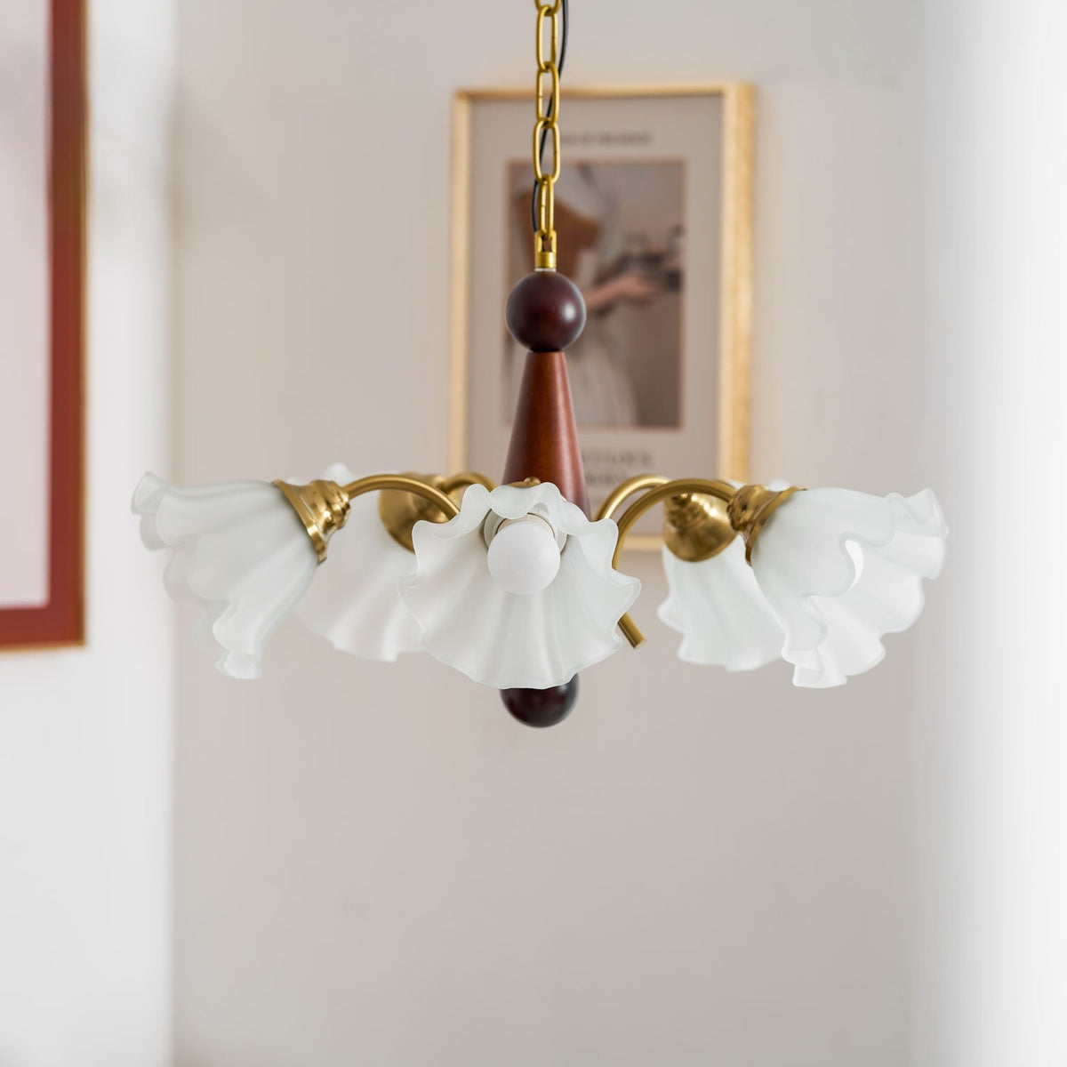 Odenena Glass Chandelier-Moonnatur