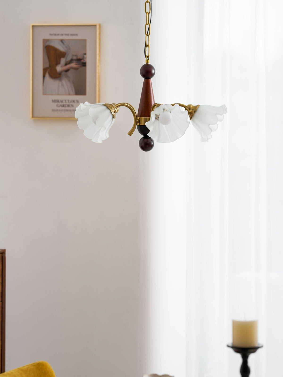 Odenena Glass Chandelier-Moonnatur