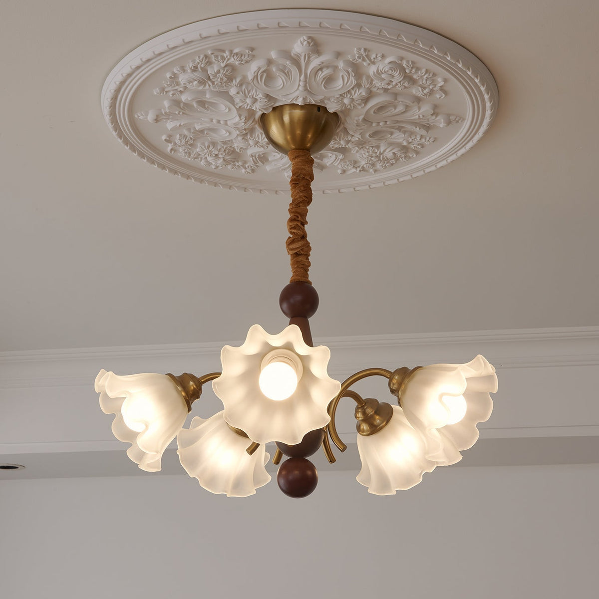 Odenena Glass Chandelier-Moonnatur