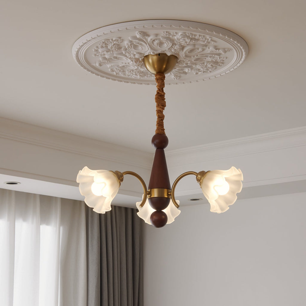 Odenena Glass Chandelier-Moonnatur