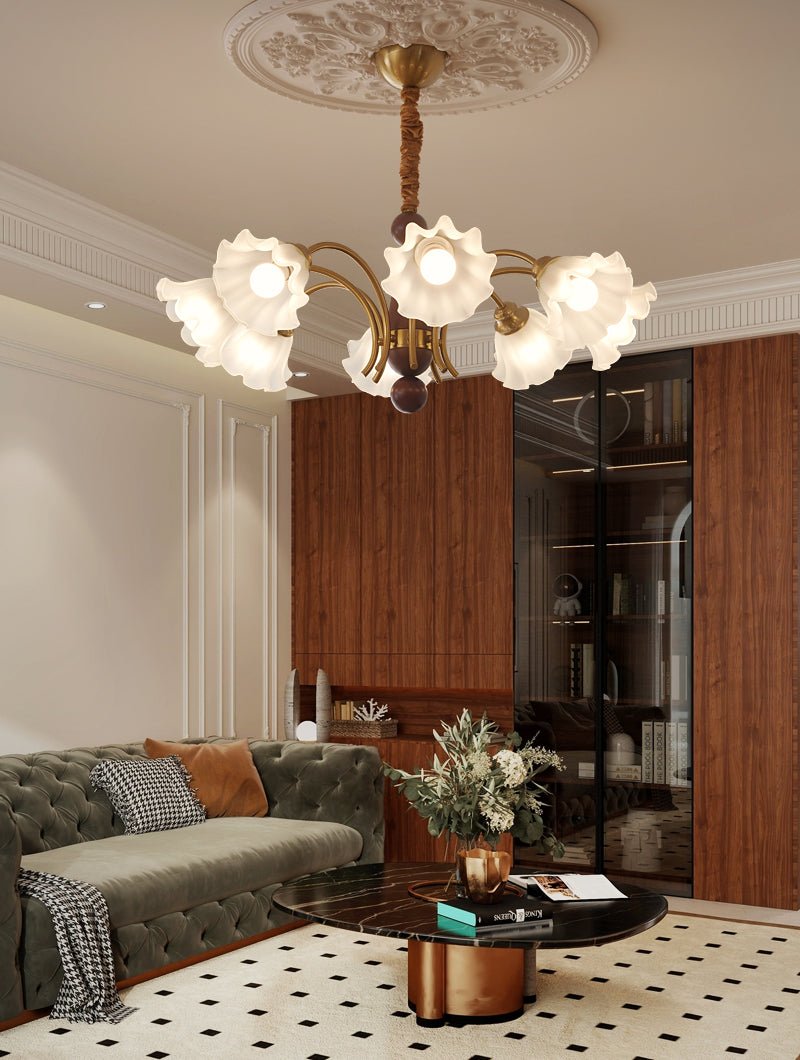 Odenena Glass Chandelier-Moonnatur