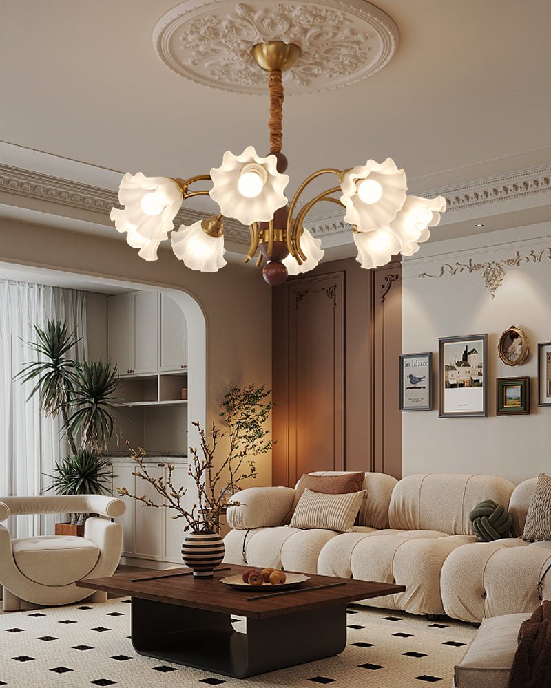 Odenena Glass Chandelier-Moonnatur