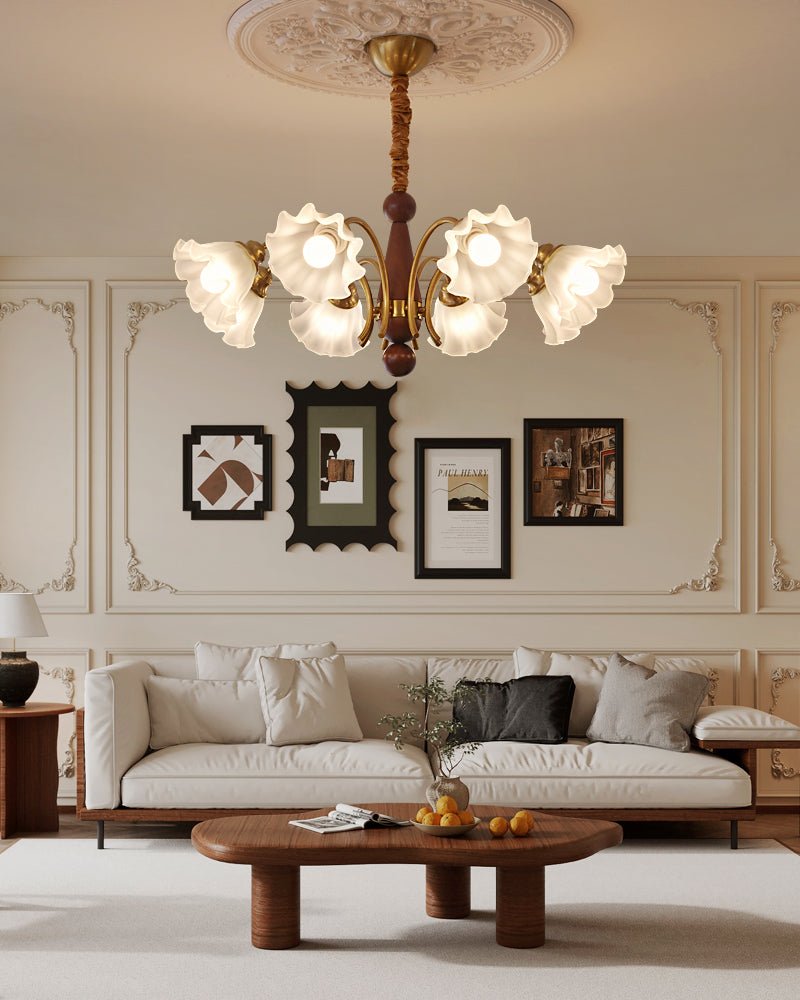 Odenena Glass Chandelier-Moonnatur