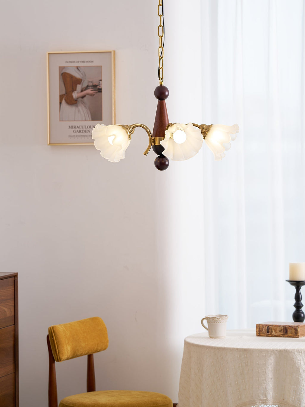 Odenena Glass Chandelier-Moonnatur