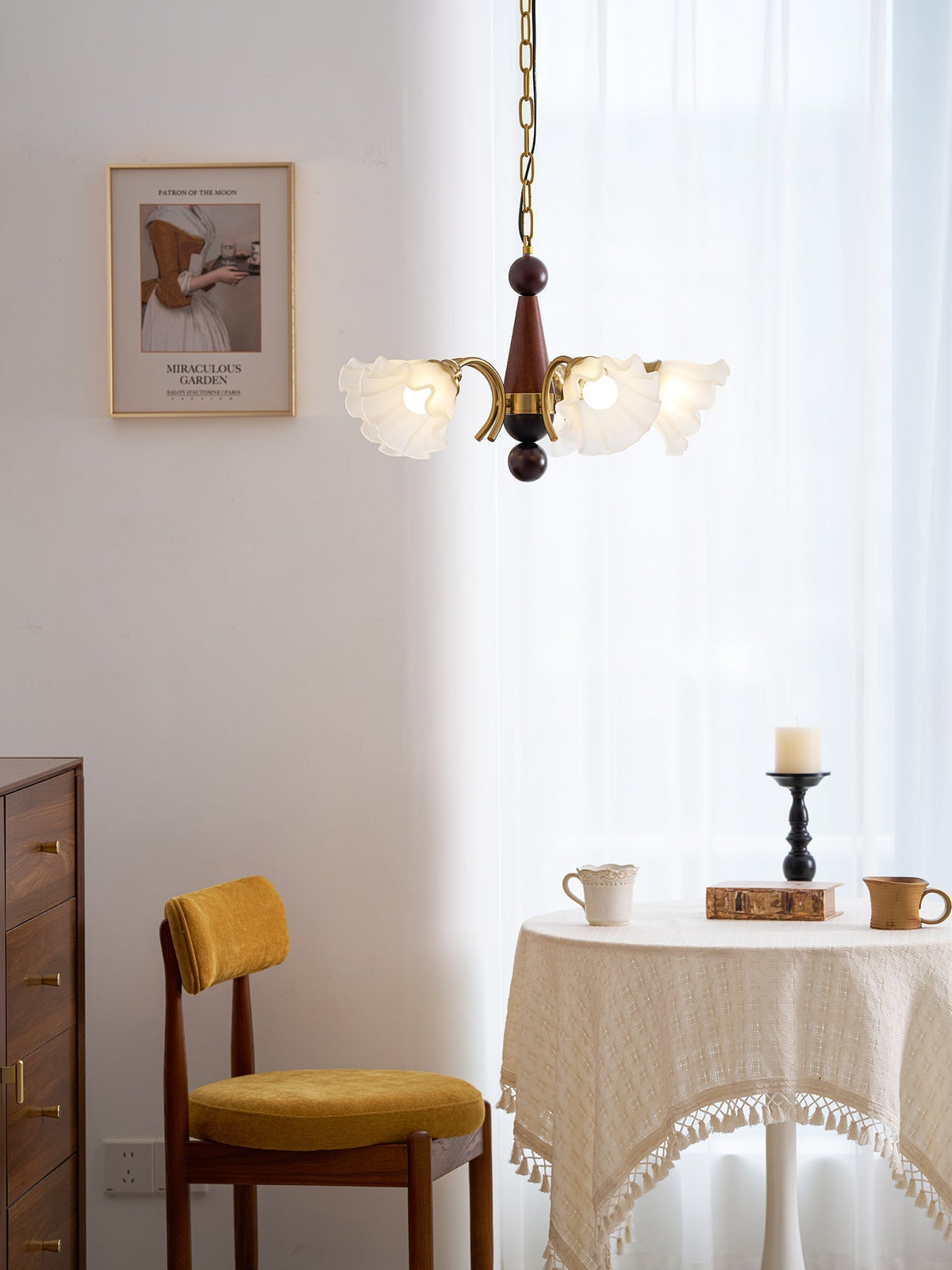 Odenena Glass Chandelier-Moonnatur