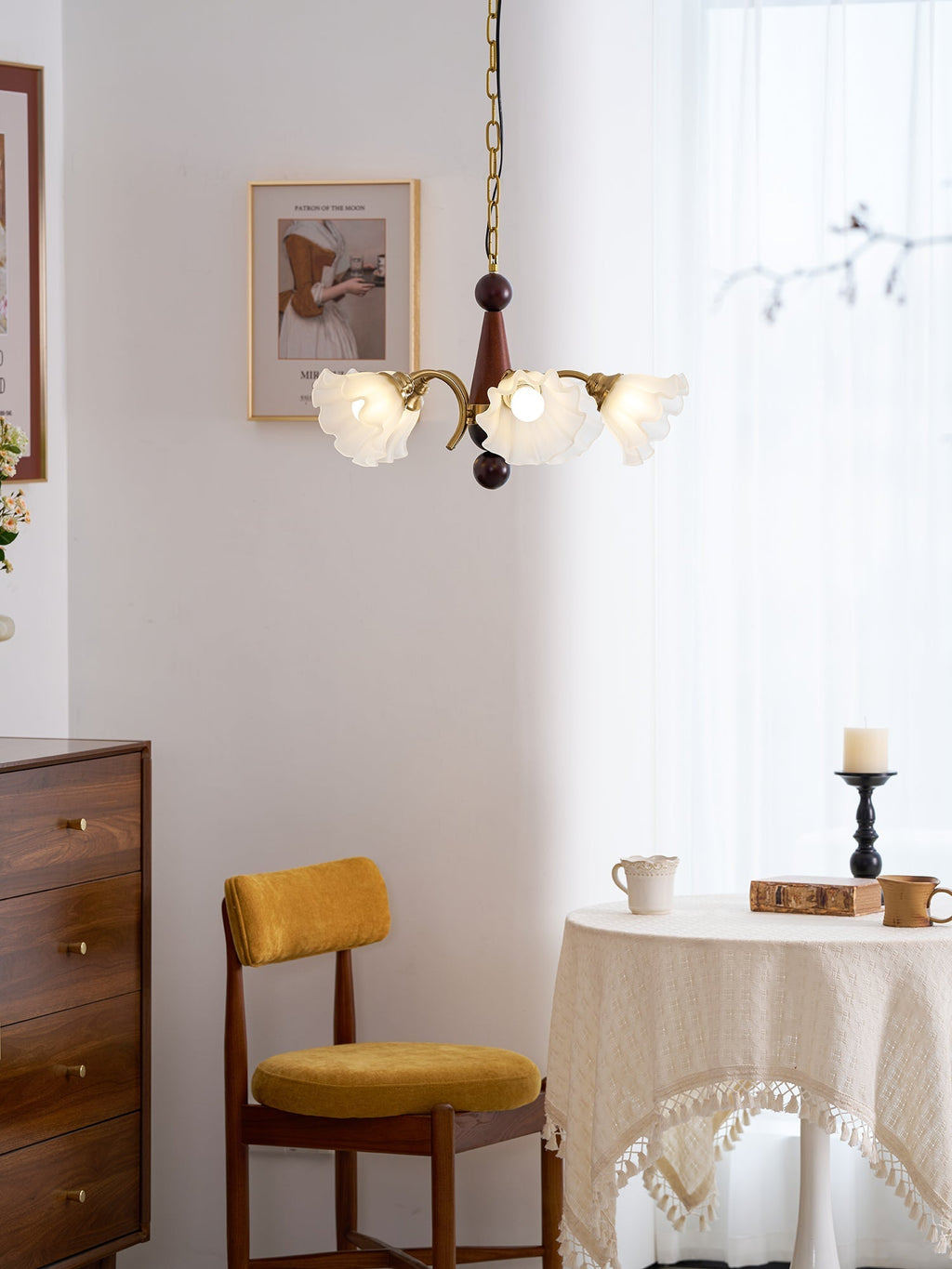 Odenena Glass Chandelier-Moonnatur
