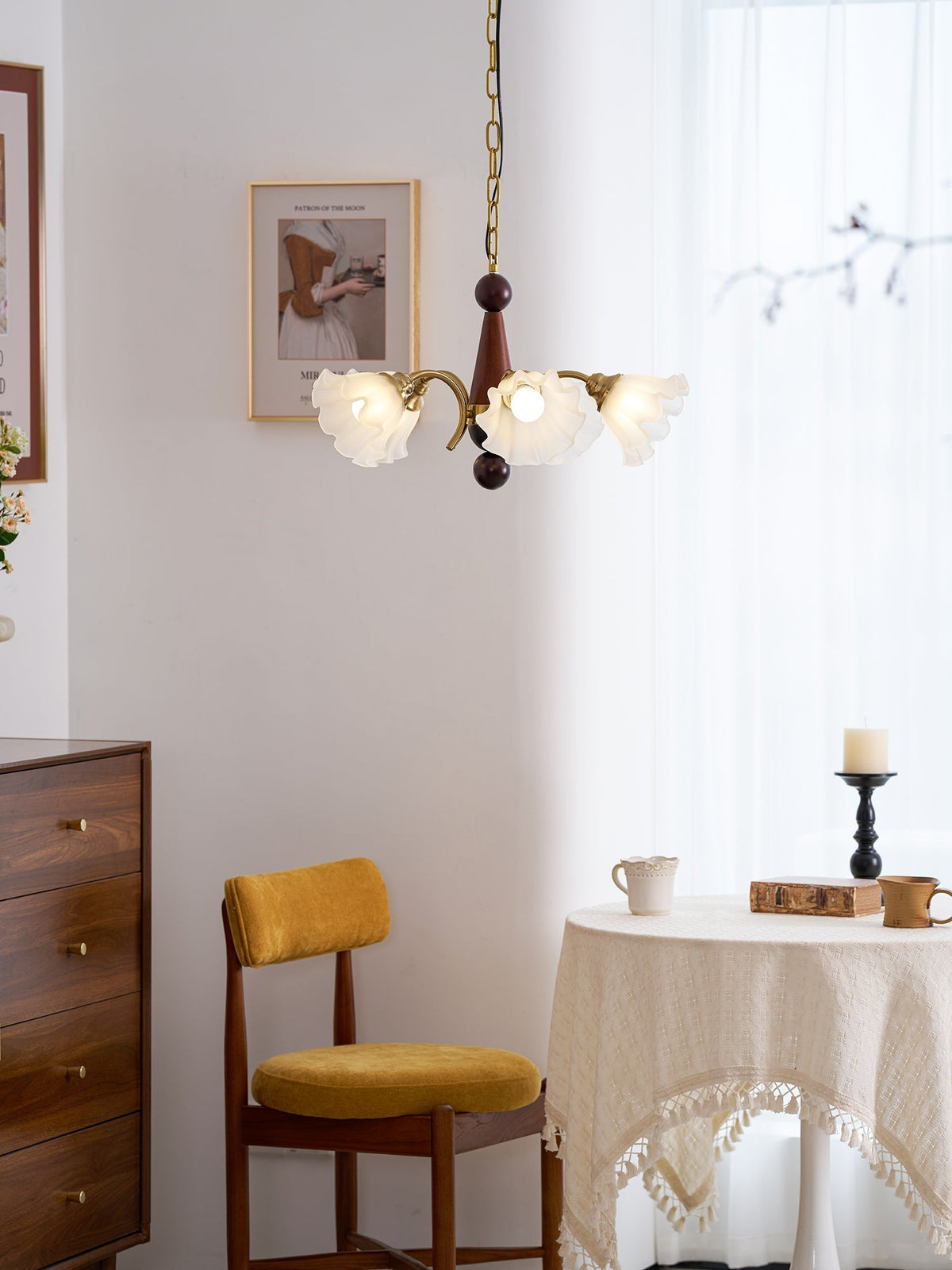 Odenena Glass Chandelier-Moonnatur