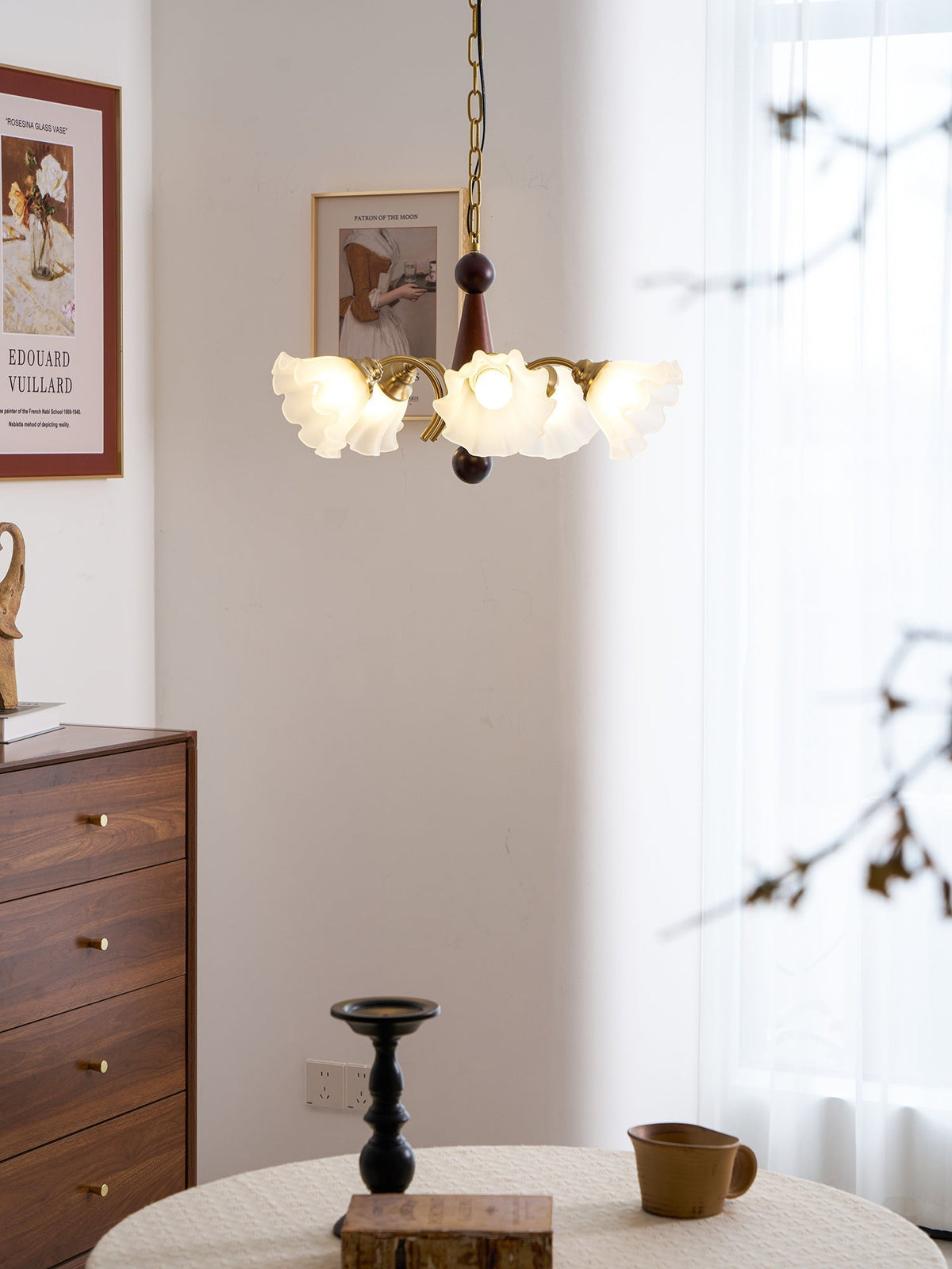 Odenena Glass Chandelier-Moonnatur