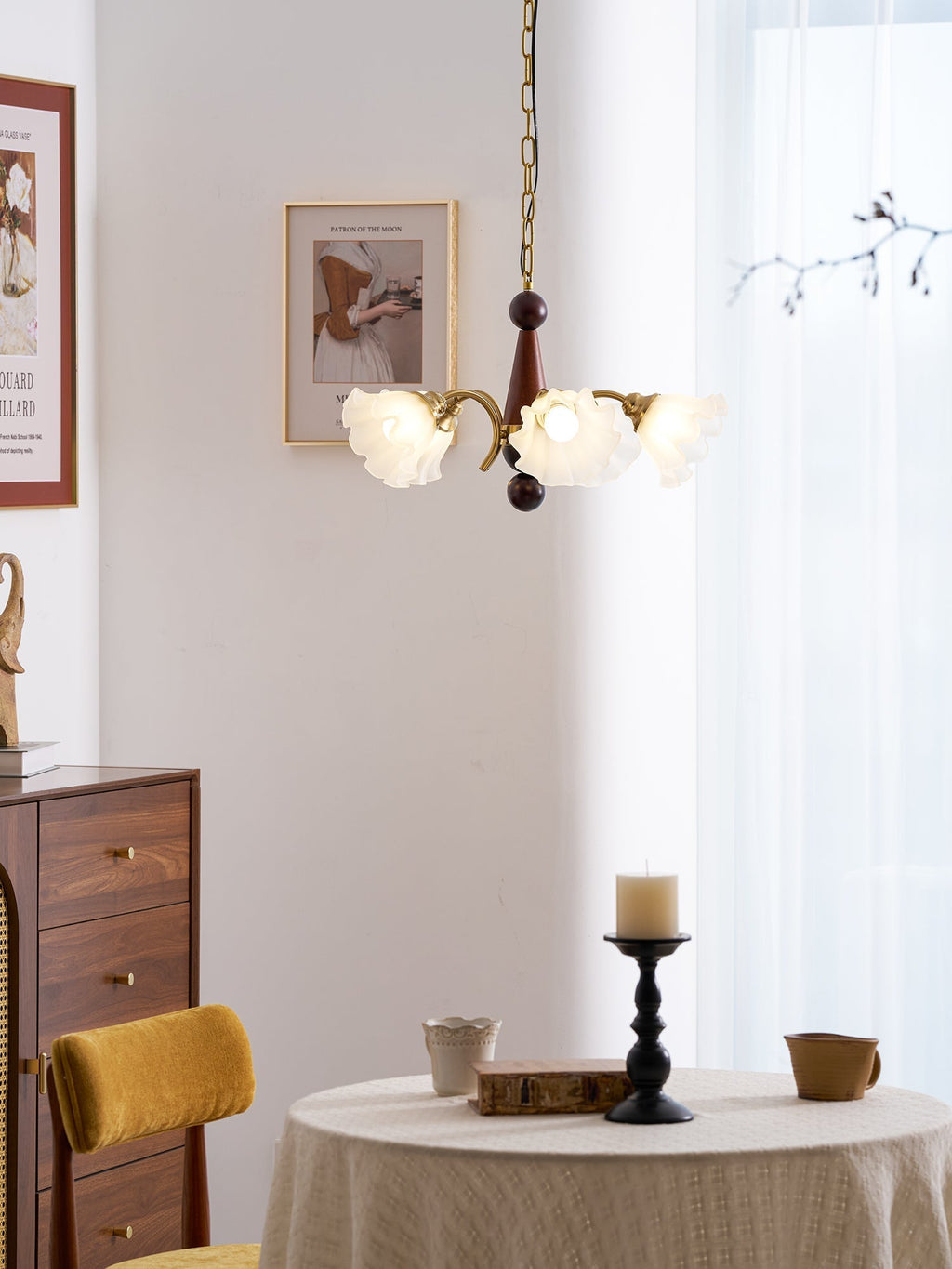 Odenena Glass Chandelier-Moonnatur