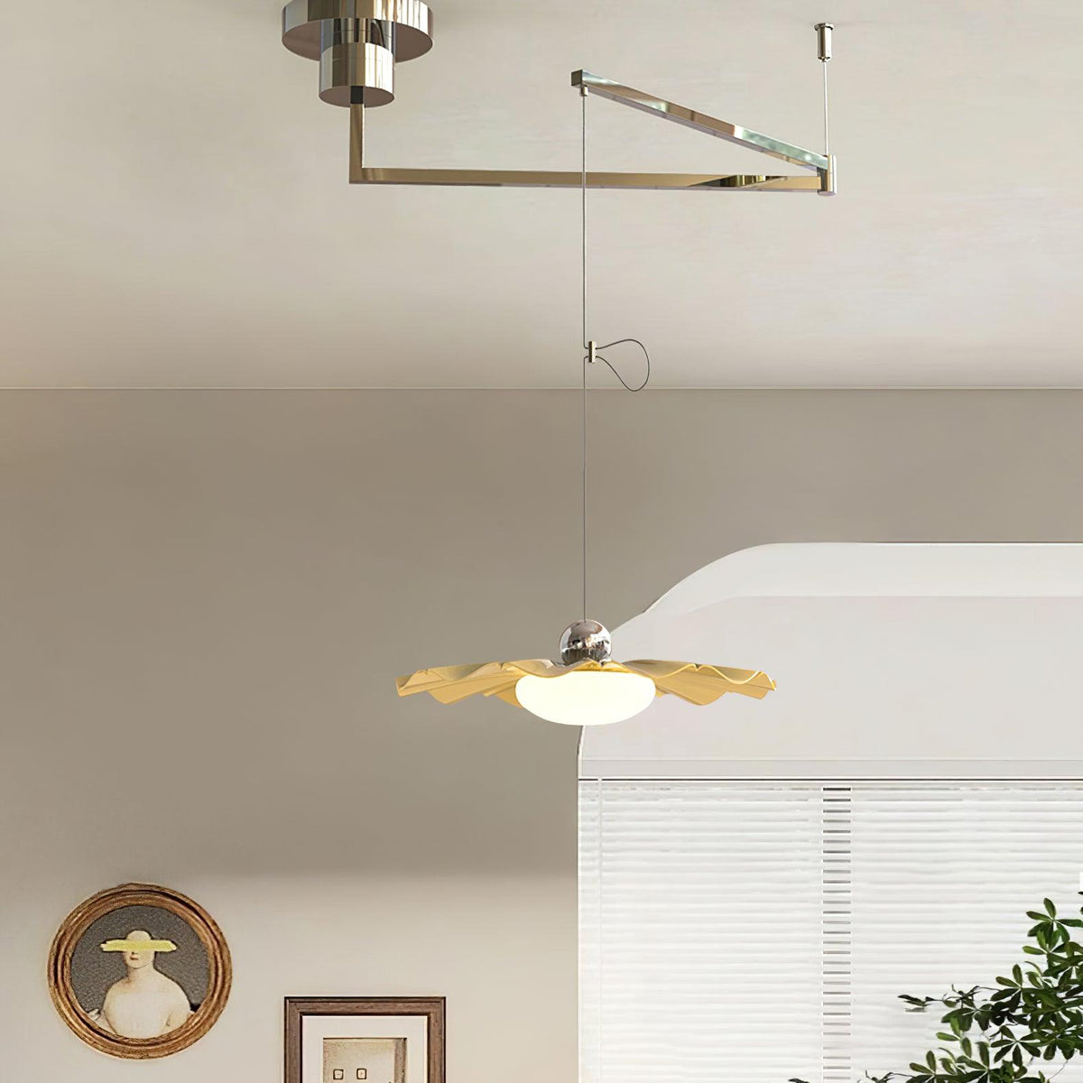 Faldenoria Acrylic Pendant Light-Moonnatur