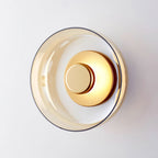 Ilvanna Glass Wall Light-Moonnatur