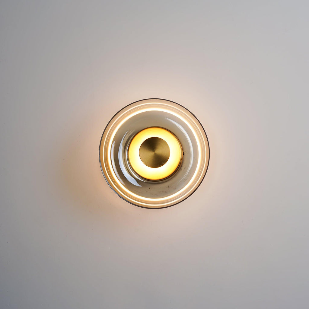 Ilvanna Glass Wall Light-Moonnatur