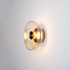 Ilvanna Glass Wall Light-Moonnatur