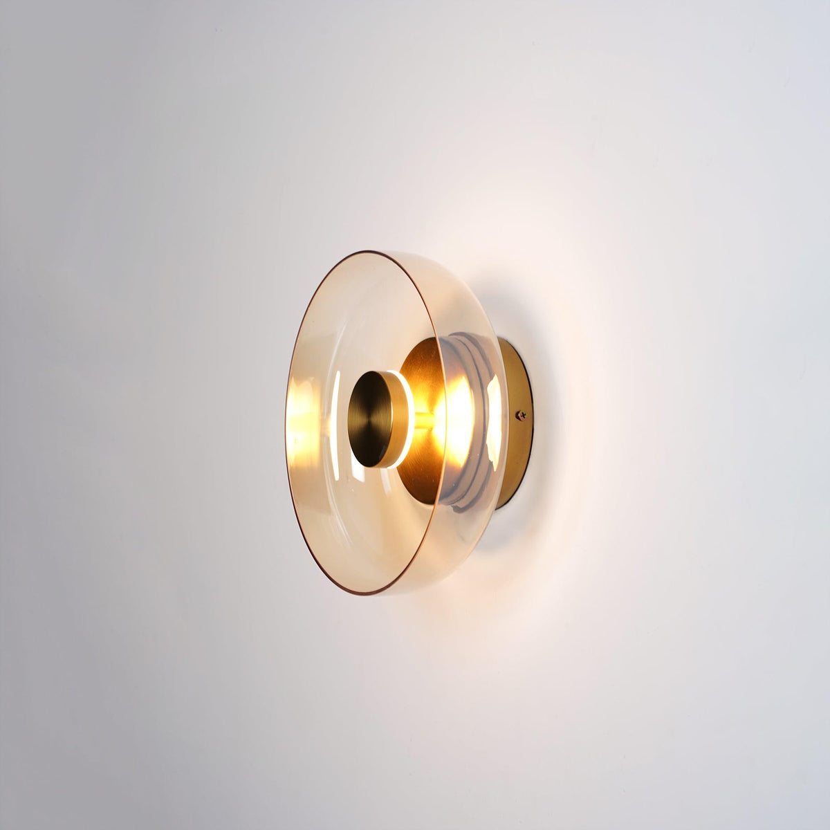 Ilvanna Glass Wall Light-Moonnatur
