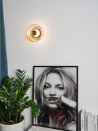 Ilvanna Glass Wall Light-Moonnatur