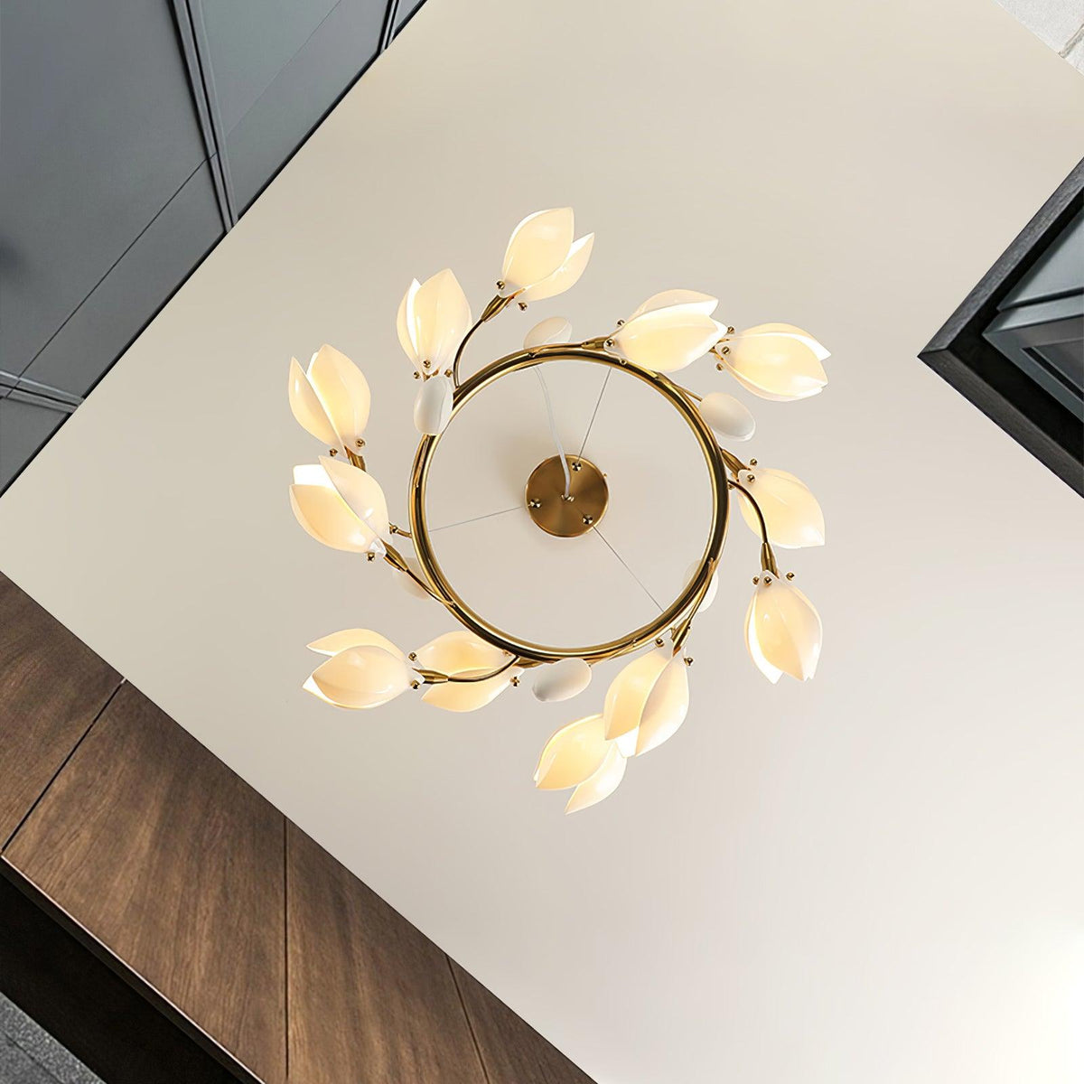 Varenenna Ceramic Chandelier-Moonnatur