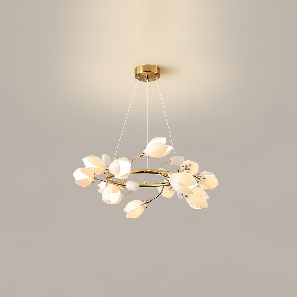 Varenenna Ceramic Chandelier-Moonnatur