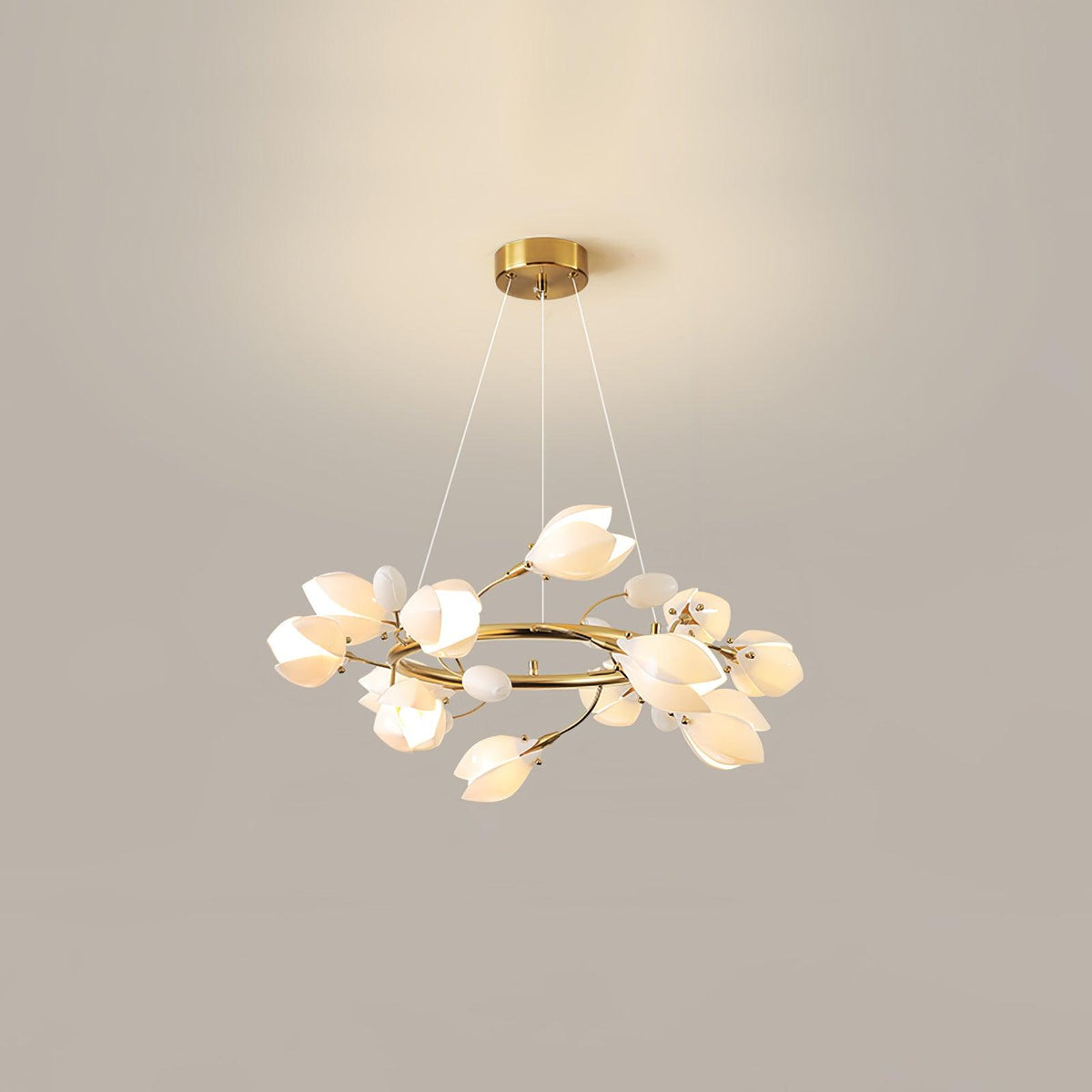 Varenenna Ceramic Chandelier-Moonnatur