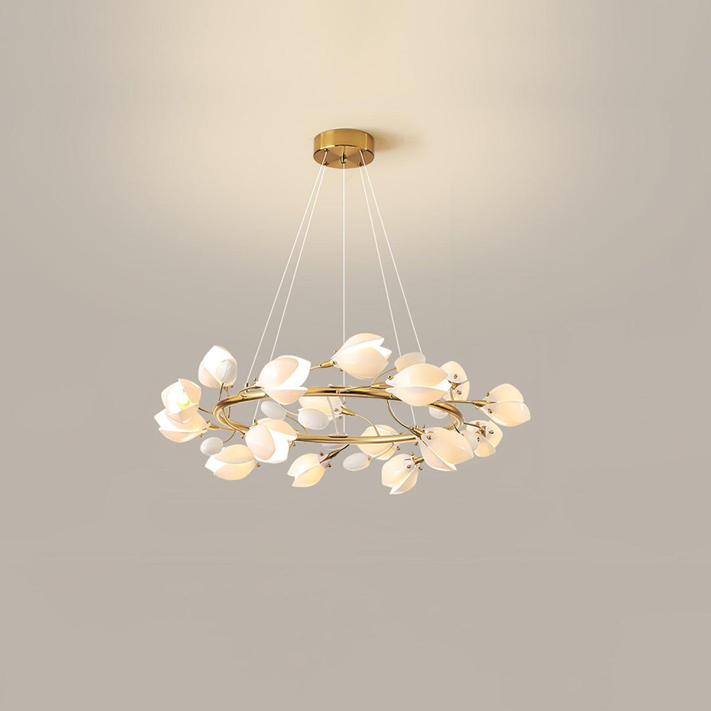 Varenenna Ceramic Chandelier-Moonnatur