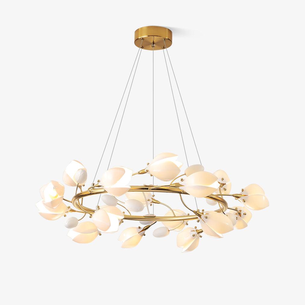 Varenenna Ceramic Chandelier-Moonnatur