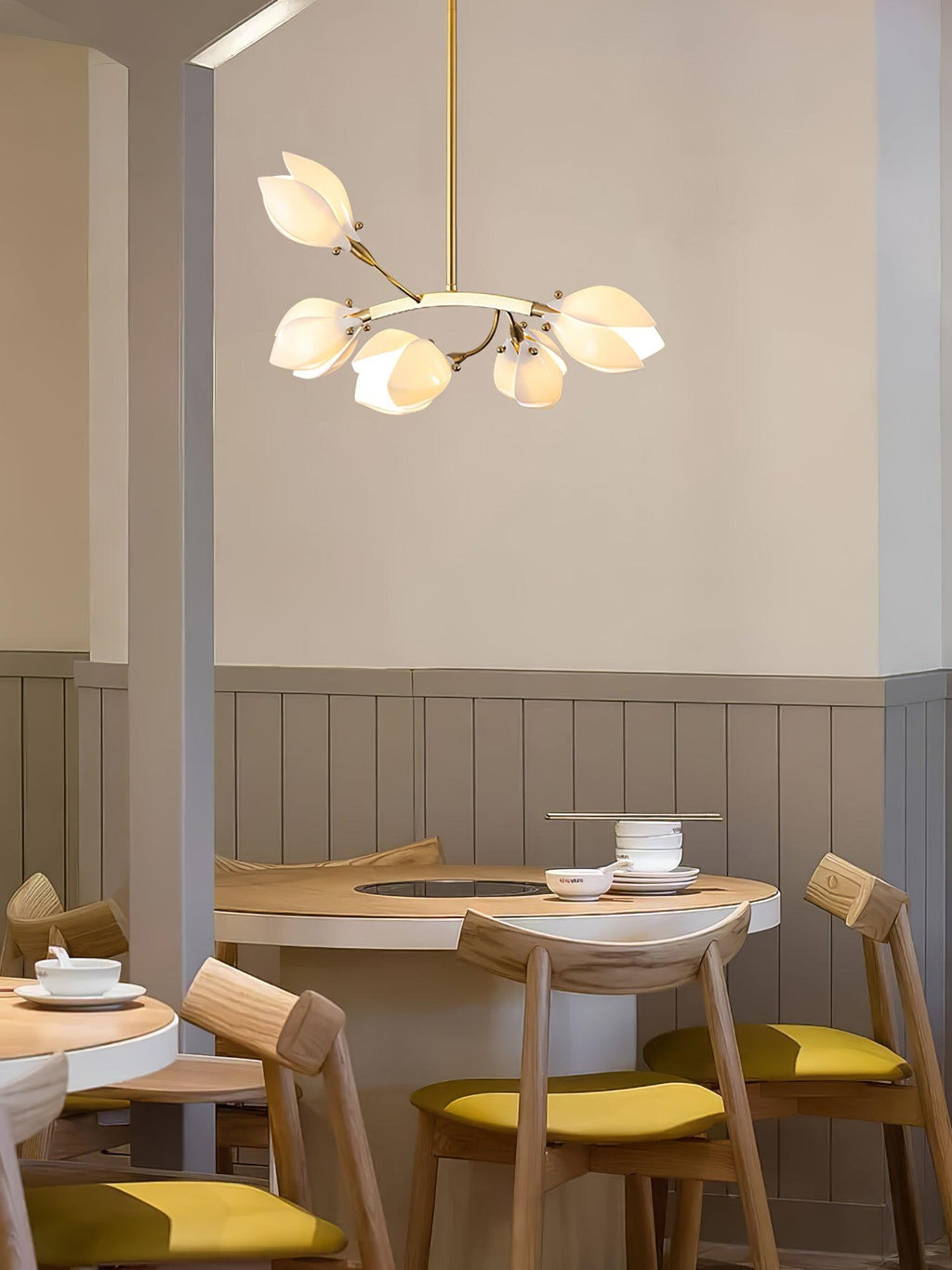 Varenenna Ceramic Chandelier-Moonnatur